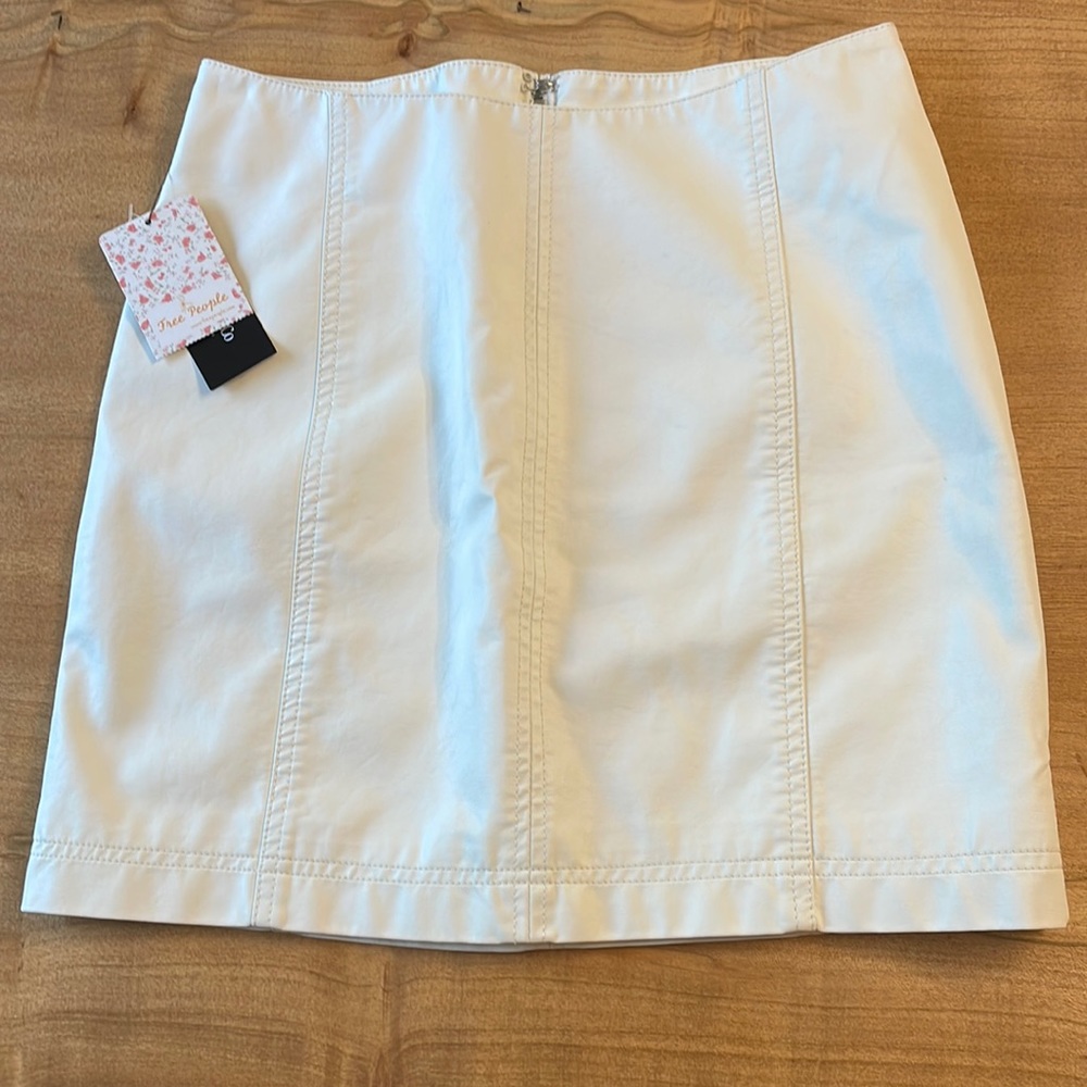 Free People leather skirt Size 4